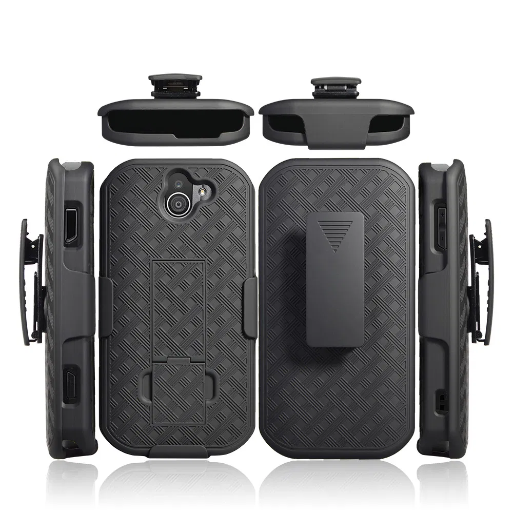 2 in 1 Belt Clip Rugged Kickstand Hybrid Combo Case for Kyocera Duraforce PRO 2 E6900 E6910