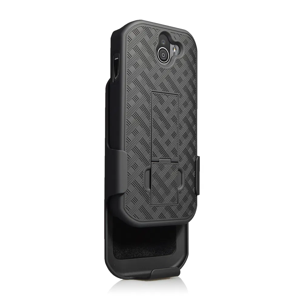 2 in 1 Belt Clip Rugged Kickstand Hybrid Combo Case for Kyocera Duraforce PRO 2 E6900 E6910