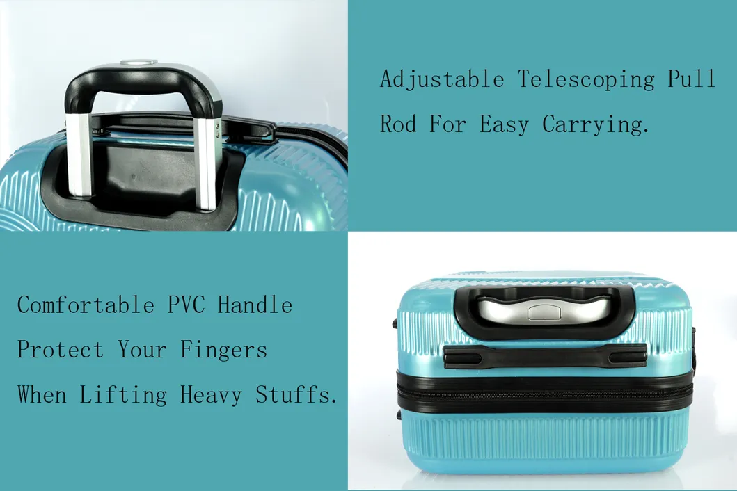 2020 New Design Supermarket Online ABS Hard Shell Suitcase Travel Bags Trolley Luggage Sets