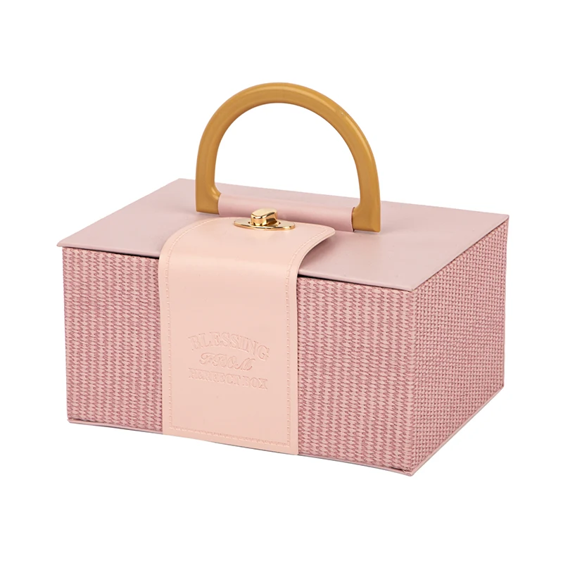 How To Assemble A Suitcase Style Paper Box With A Handle