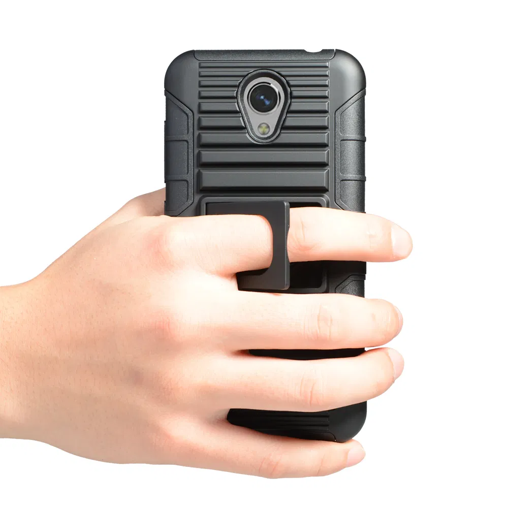3 in 1 Combo Holster Belt Clip Ring Kickstand Fit for Car Magnetic Mobile/Cell Phone Holder for Zte Blade A520