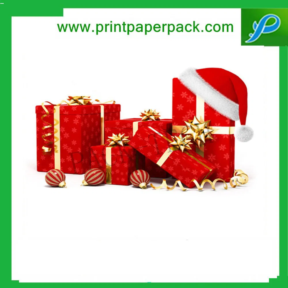 Bespoke Cute Christmas Gift Paper Box with Bow Tie