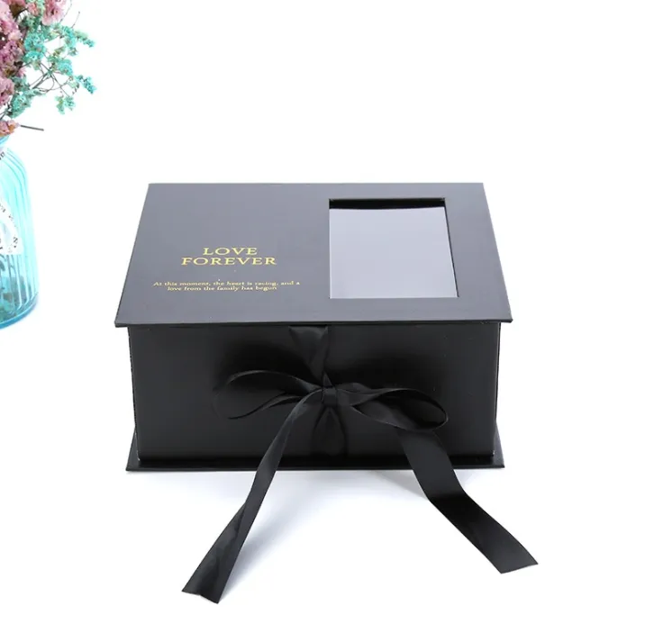 Black Window, Silk Thick Box Gift Box, Paper Gift Box, Packaging Box China
