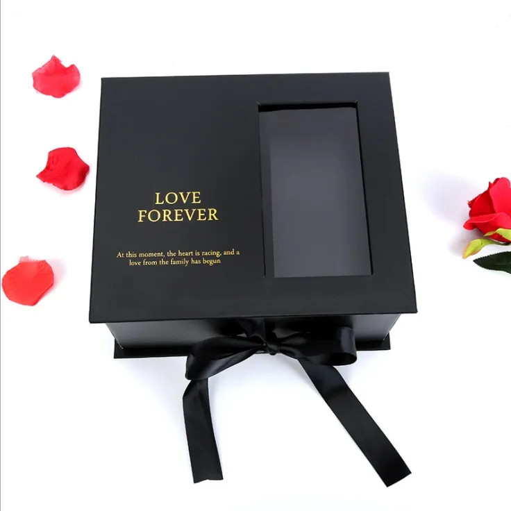 Black Window, Silk Thick Box Gift Box, Paper Gift Box, Packaging Box China