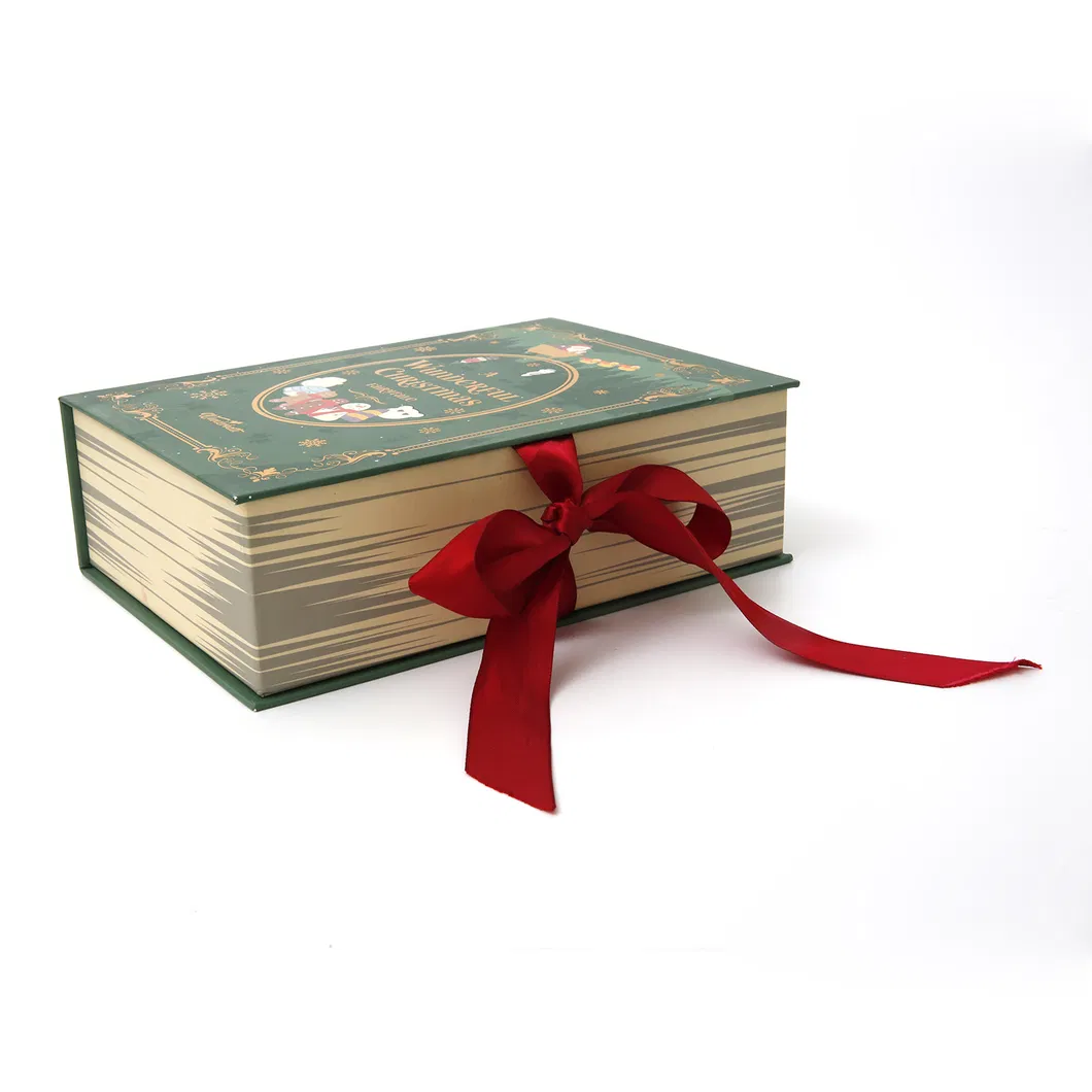 Book Shape 3D Pop up Christmas Premium Gift Box