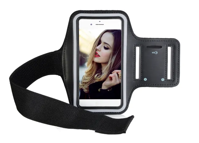 Cell Phone Pouch Bag /Universal Sport Running Armband PU PVC Phone Case for iPhone 7