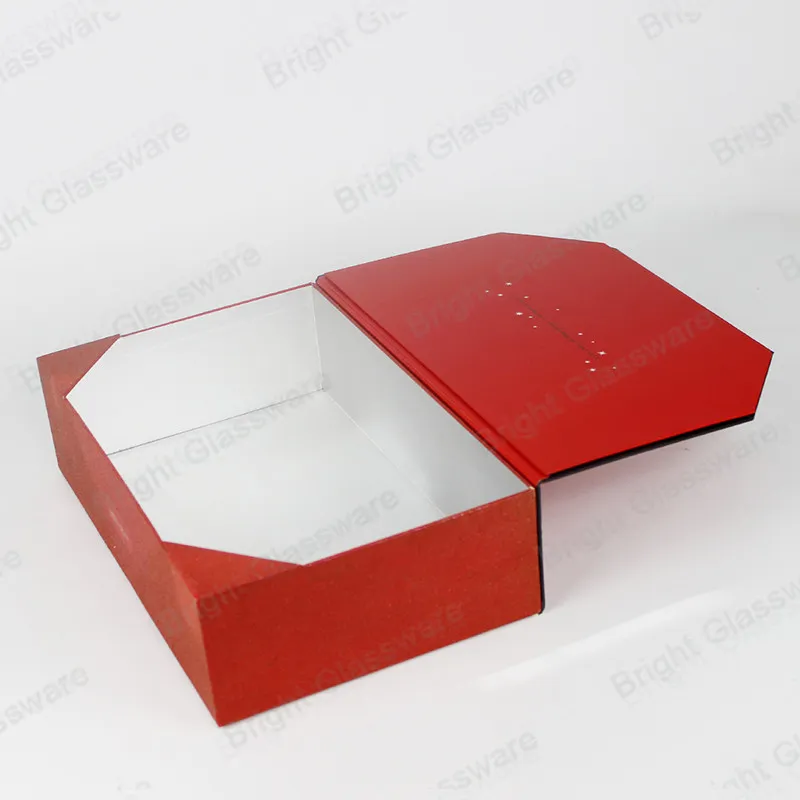 Chinese Style Red Cardboard Packaging Custom Design Letter Box