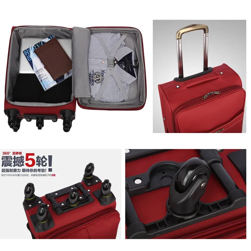 Chubount Hot Sell Purple Travel Luggage Baggage for Men and Women
