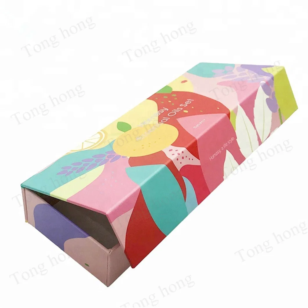 Custom Cardboard Gift Packing Magnetic Closure Gift Paper Attar Box