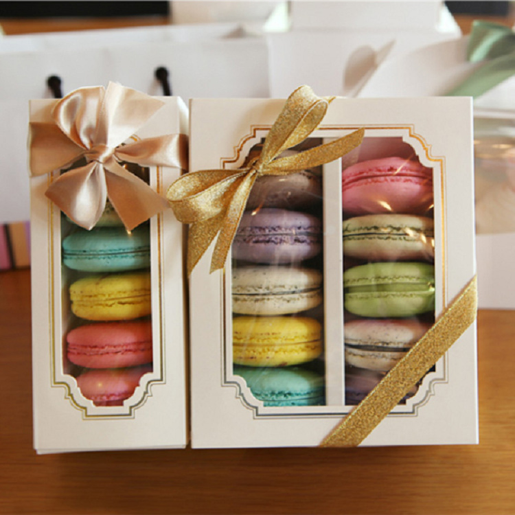 Custom Delicious Food Macaroon Packaging Gift Boxes