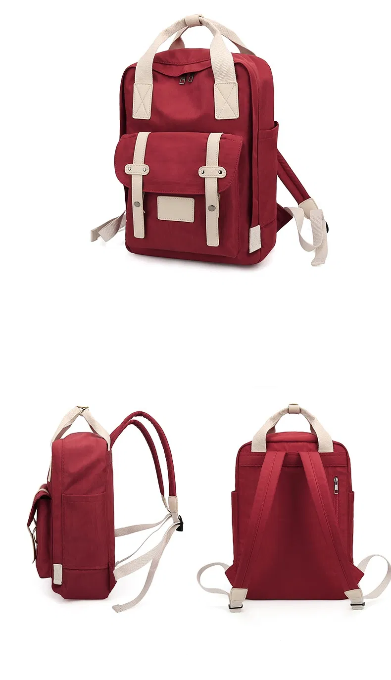 Custom Full Set School Backpack Lunch Box Pencil Case Laptop Schoolbag High School Teenager