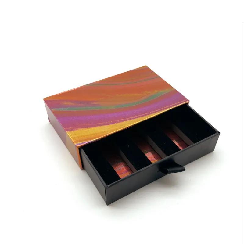 Custom Gold Hot Logo Essential Oil Gift Packaging Paper Box