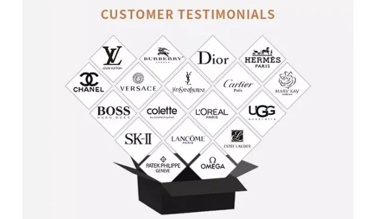 Custom Gold Hot Logo Essential Oil Gift Packaging Paper Box