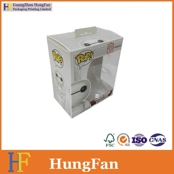 Custom Logo Gift Paper Package Box with PVC Window