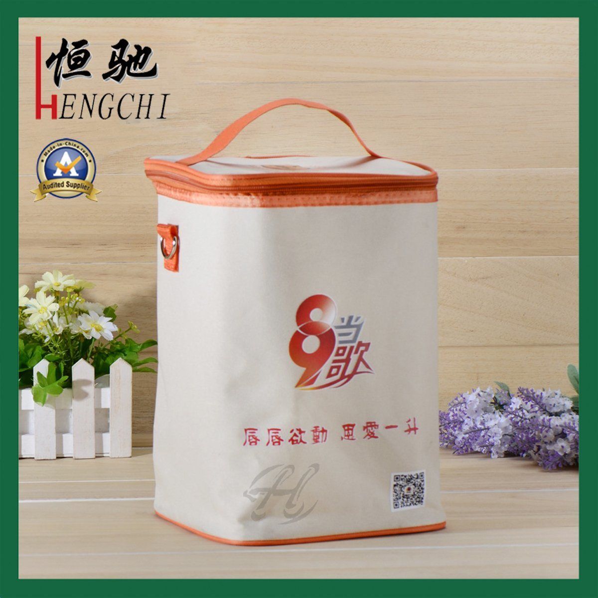 Custom Logo Waterproof Portable Soft Thermal Insulation Lunch Tote Cooler Bag for Office Food