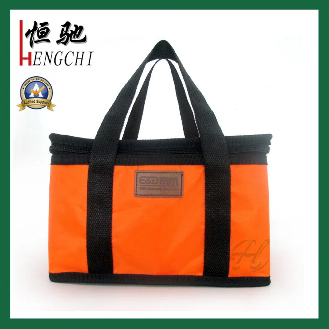 Custom Logo Waterproof Portable Soft Thermal Insulation Lunch Tote Cooler Bag for Office Food