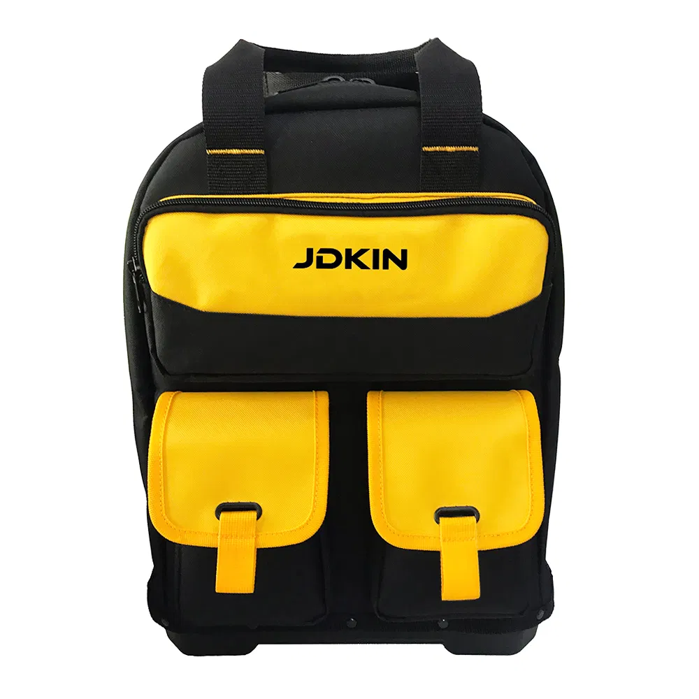 Custom Multifunction Portable Electrician Tool Bag Backpack with Waterproof Molded Base