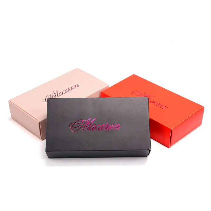 Custom Printed Paper Cardboard Macaroon Packing Food Box