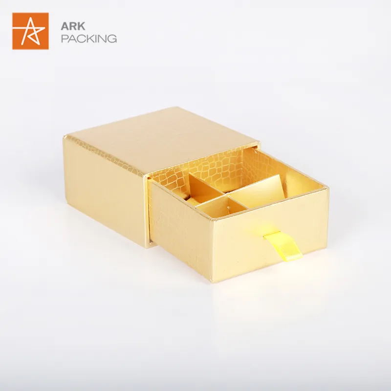 Custom Recycle Small Ribbon Drawer Packaging Box for Chocolate