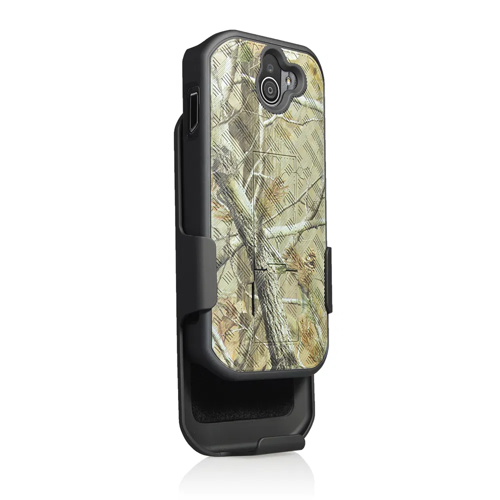 Customised Design Clip Kickstand Holster&nbsp; Case Camouflage Tree Camo Cover Phone&nbsp; Case&nbsp; for Kyocera Duraforce PRO 2 E6900 E6910