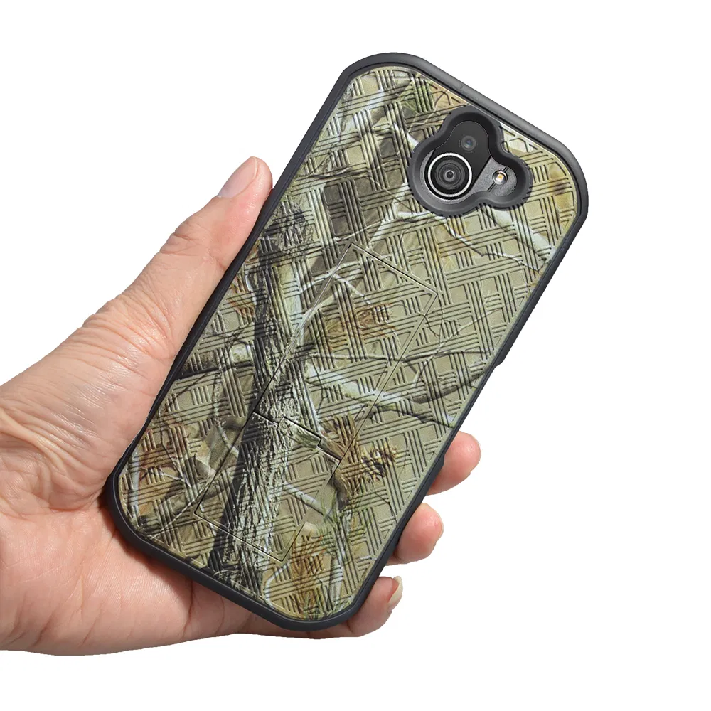 Customised Design Clip Kickstand Holster&nbsp; Case Camouflage Tree Camo Cover Phone&nbsp; Case&nbsp; for Kyocera Duraforce PRO 2 E6900 E6910