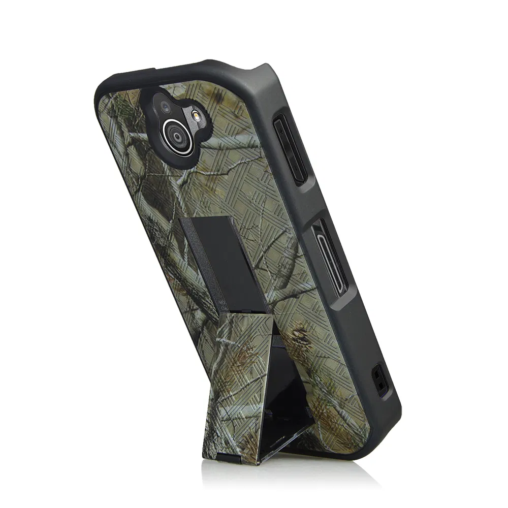 Customised Design Clip Kickstand Holster&nbsp; Case Camouflage Tree Camo Cover Phone&nbsp; Case&nbsp; for Kyocera Duraforce PRO 2 E6900 E6910