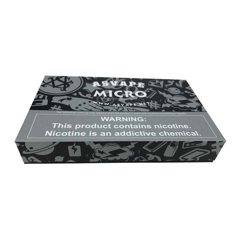 Customized Logo Embossed UV Black Magnetic Closure Packaging Gift Box