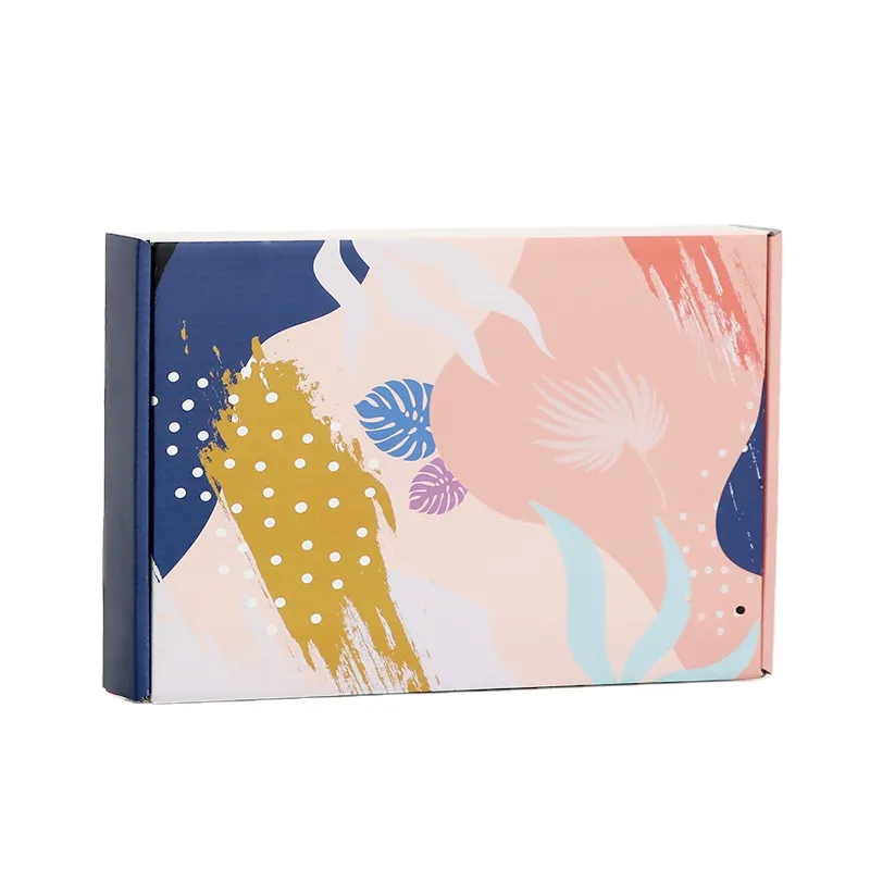 Customized Recycled Matte Printing Corrugated Cardboard Carton Mailer Shipping Mailbox