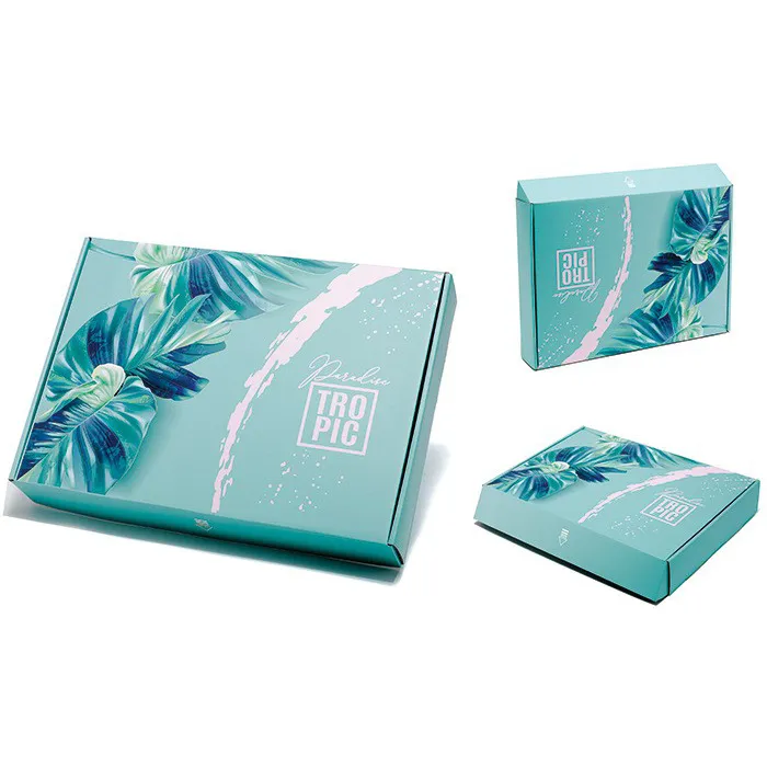 Customized Recycled Matte Printing Corrugated Cardboard Carton Mailer Shipping Mailbox