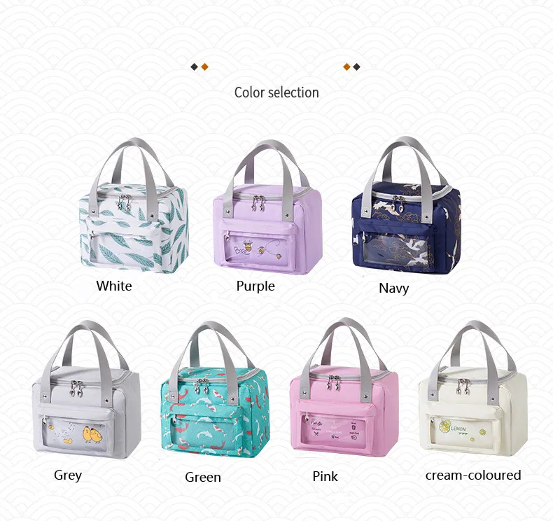 Direct Factory Durable Waterproof Insulation Bag Aluminum Foil Seafood Cooler Bag School Office Cooler Box Food Delivery Bag