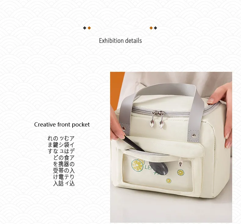 Direct Factory Durable Waterproof Insulation Bag Aluminum Foil Seafood Cooler Bag School Office Cooler Box Food Delivery Bag