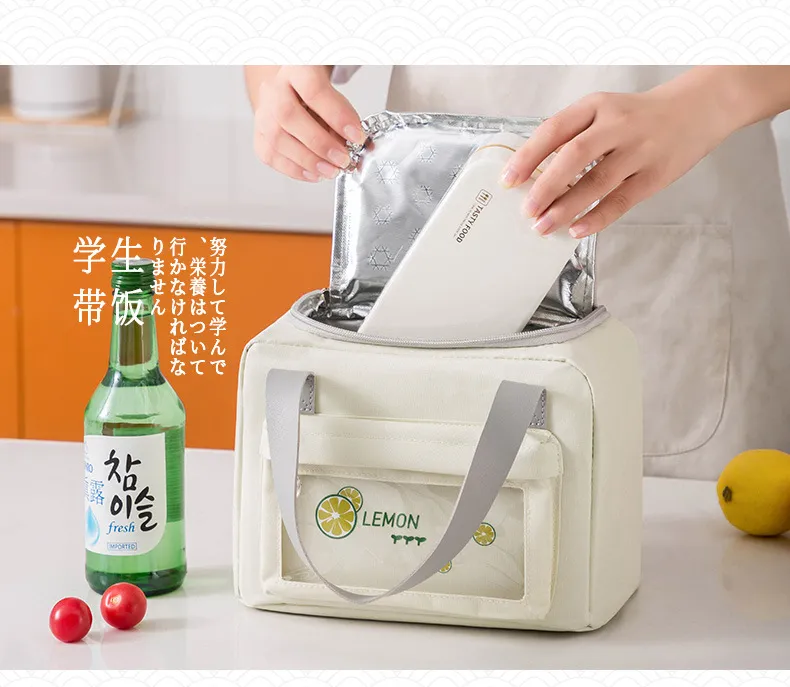 Direct Factory Durable Waterproof Insulation Bag Aluminum Foil Seafood Cooler Bag School Office Cooler Box Food Delivery Bag