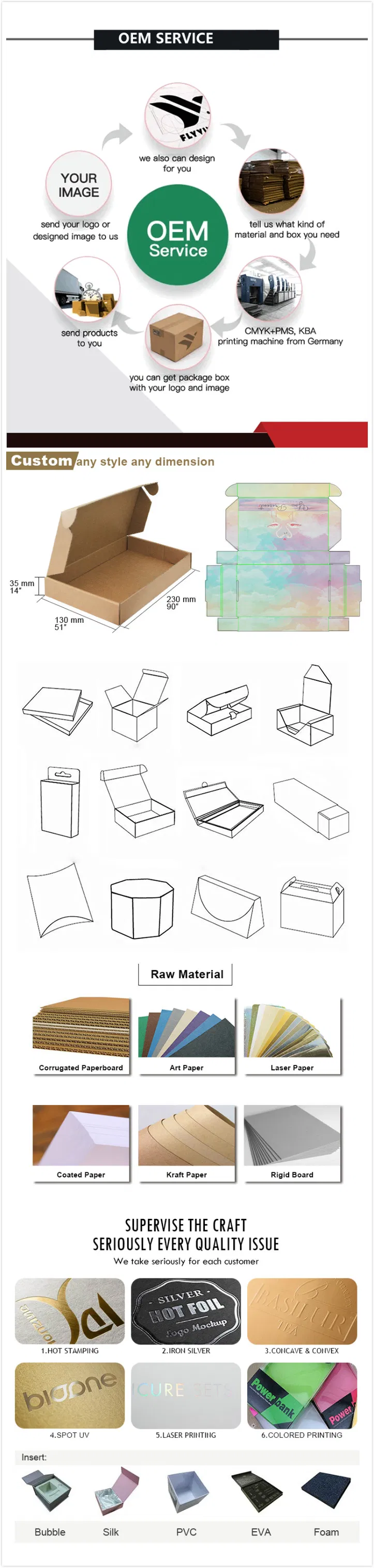 Disposable Feature and Corrugated Board Paper Type Skin Care Shipping Box