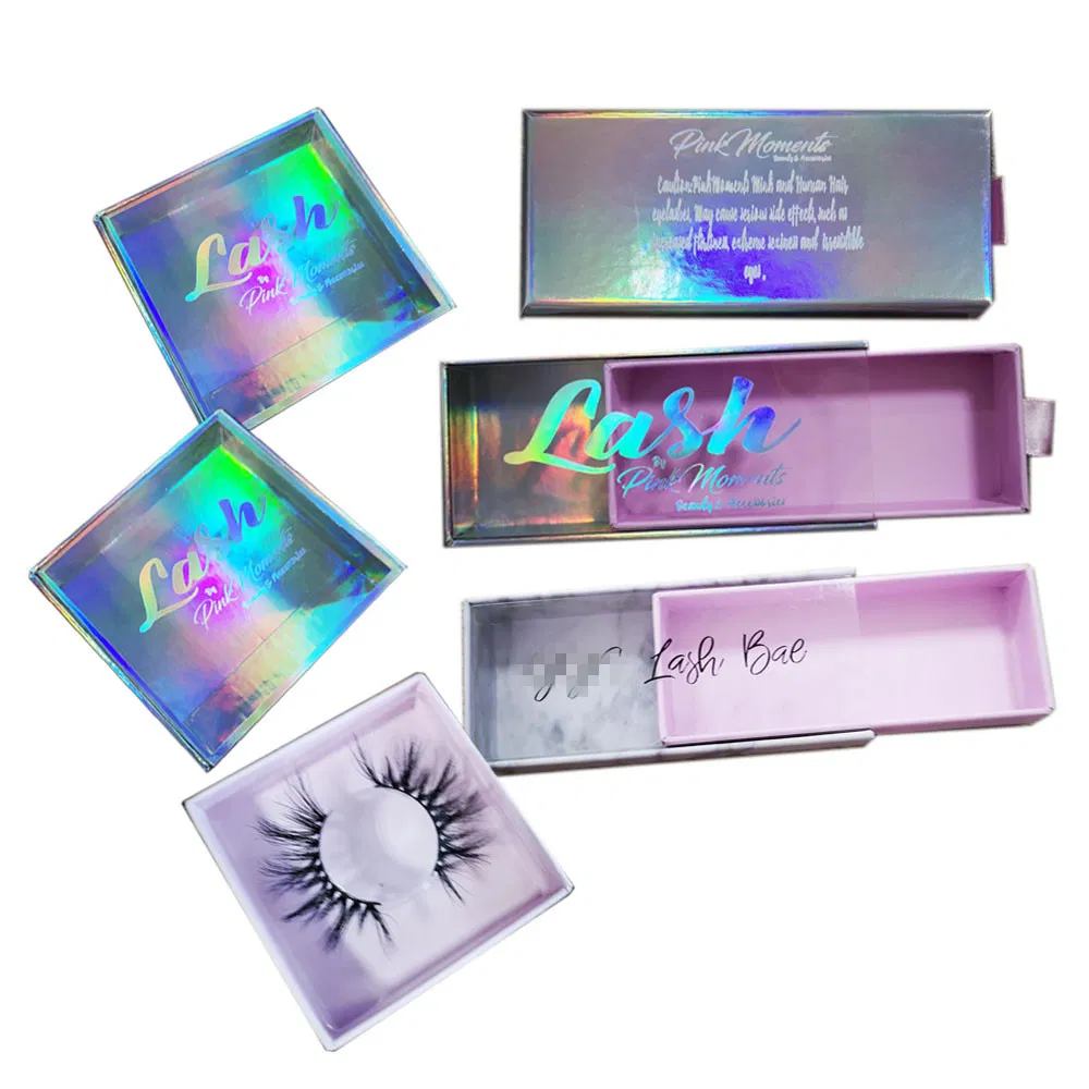 Dramatic 25mm Mink Lashes with Eyelashes Box Packing Custom Private Label