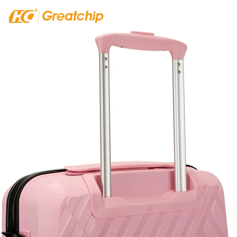 Duirable Factory Price New Design 4 Spinner Wheel PP Suitcase