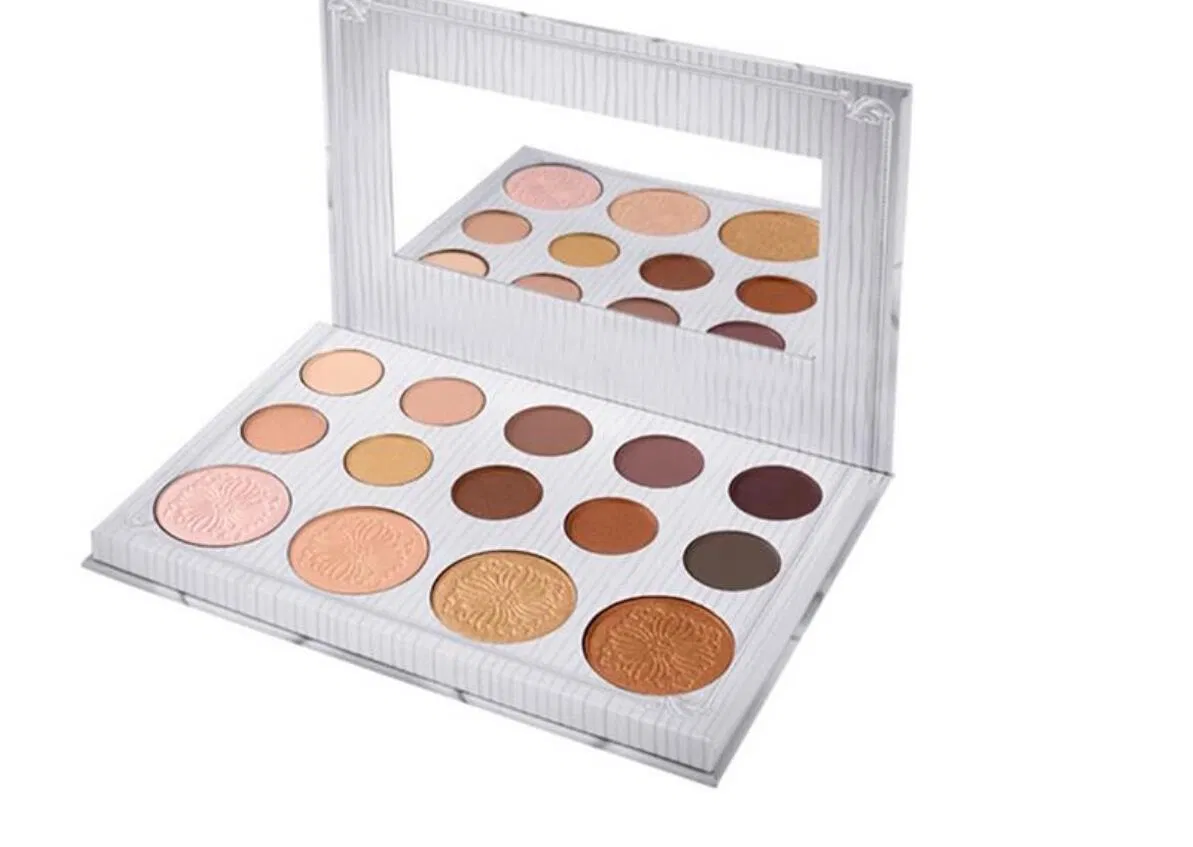 Eyeshadow Palette Private Label Many Color Matte Glitter Shimmer Warm Color Eyeshadow Palette
