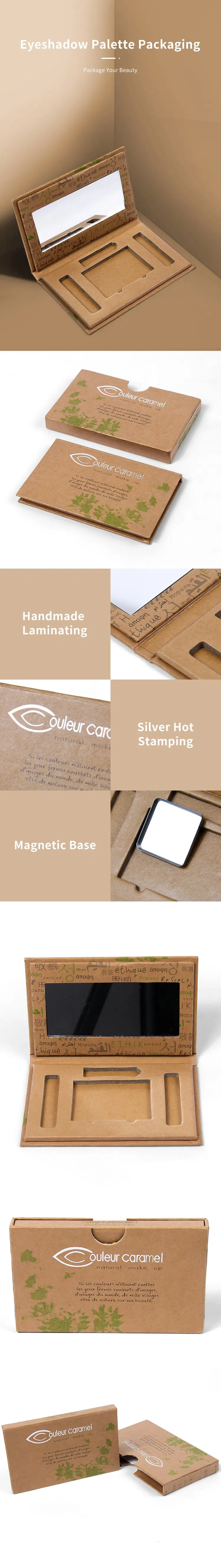 Factory Price Eye Shadow Palette Custom Makeup Palette with Mirror