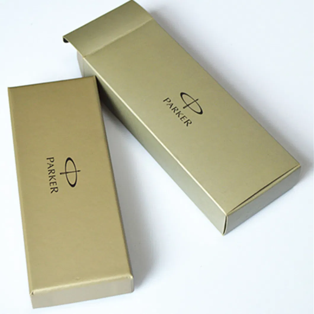 Fancy Recycle Custom Logo Printed Glossy Lamination Art Paper with Pattern Cardboard Gift Box for Pen Packaging