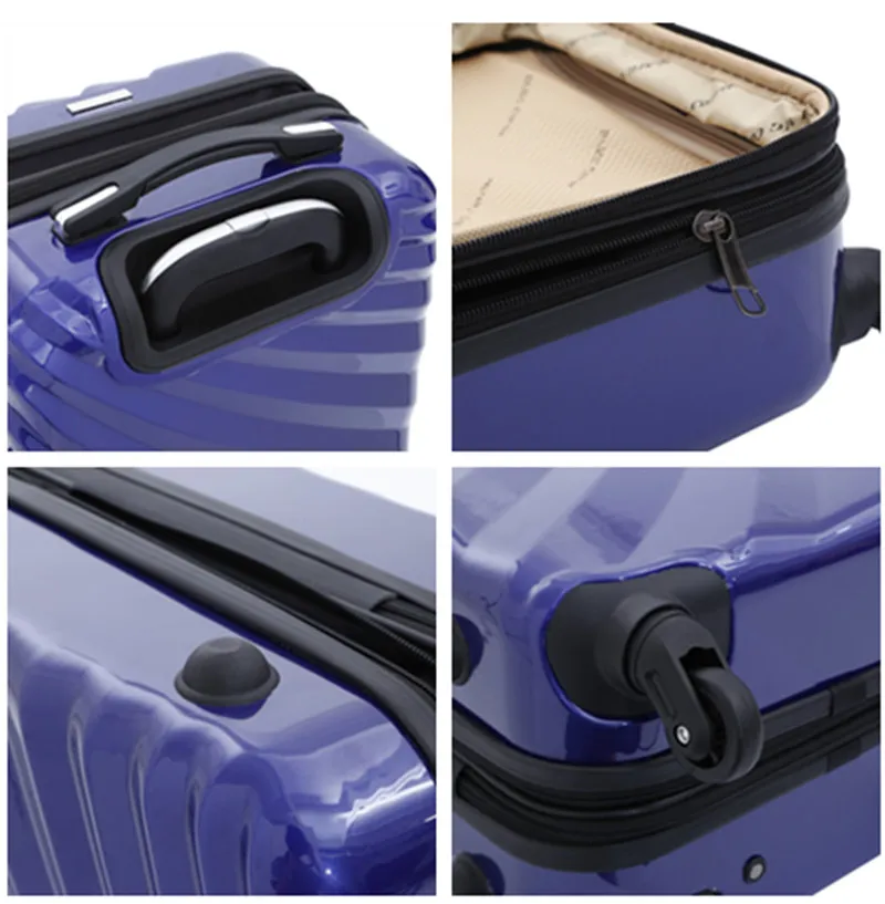 Fashion Boarding Box Women Trolley Travel Bag Student Rolling Luggage (XHP109)
