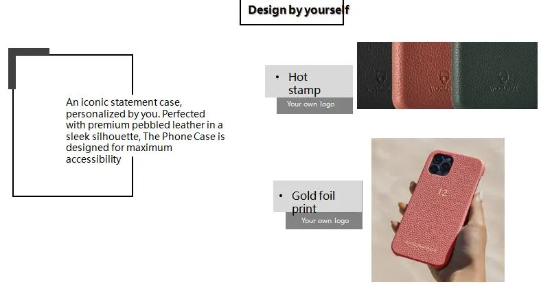 Fashion Trend iPhone Leather Case Custom Hot Sale