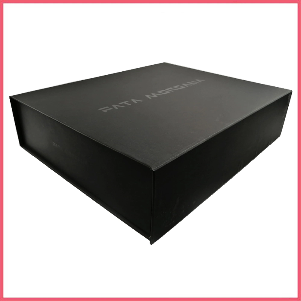 Flat Packing Custom Logo Cardboard Paper Wig Clothes Apparel Handbag Shoes Chocolate Wine Perfume Cosmetics Foldable Gift Packaging Box Magnetic Ribbon Closure