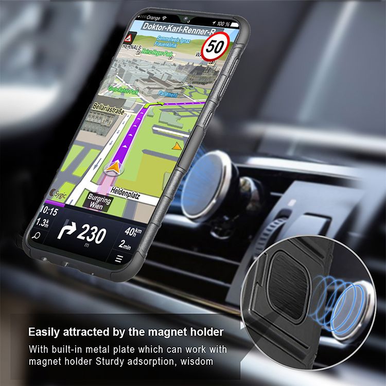 Free Sample Defender Shockproof Robot Holster Combo Phone Case for Samsung Galaxy A20e