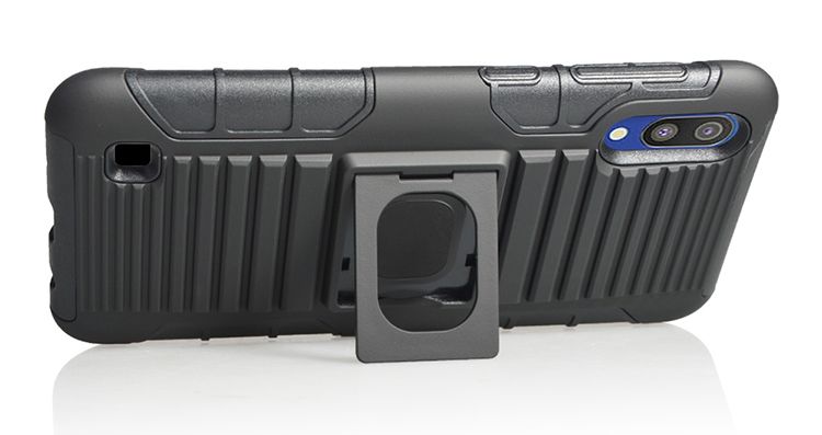 Free Sample Defender Shockproof Robot Holster Combo Phone Case for Samsung Galaxy A20e