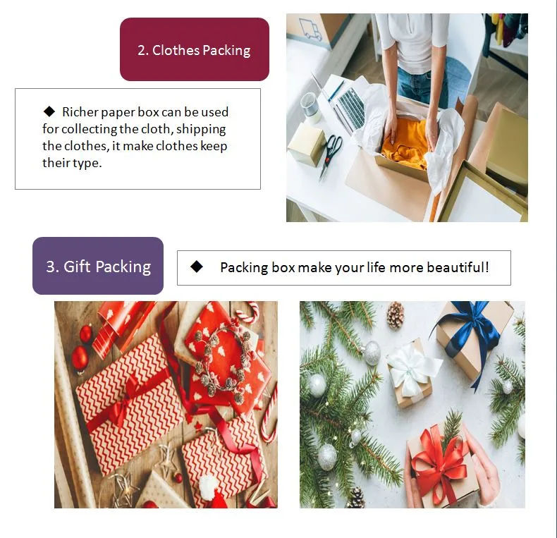 Gift Packaging Cheap Paper Boxes Wholesale Price Kraft Paper Box