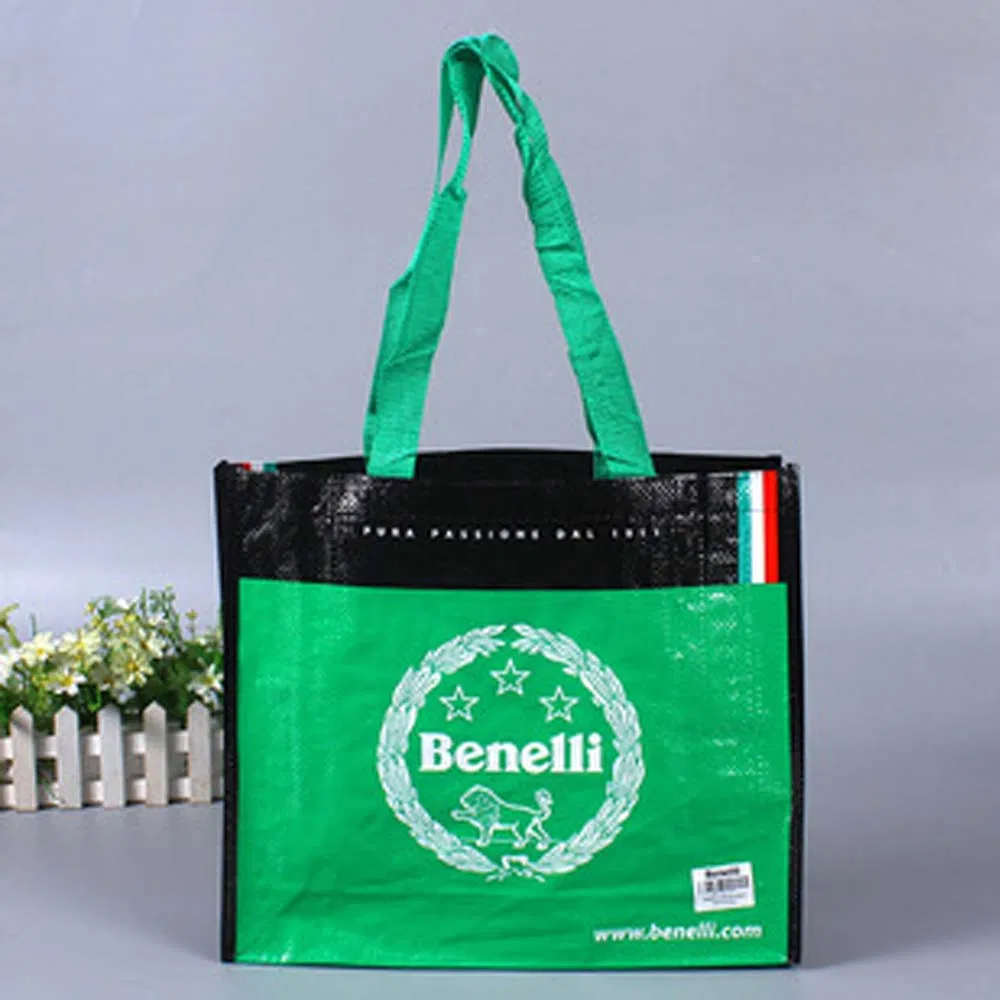 Grs Gots Oekotex 100 Promotional PP Laminated Woven Bag with Lamination and Cmyk Printing