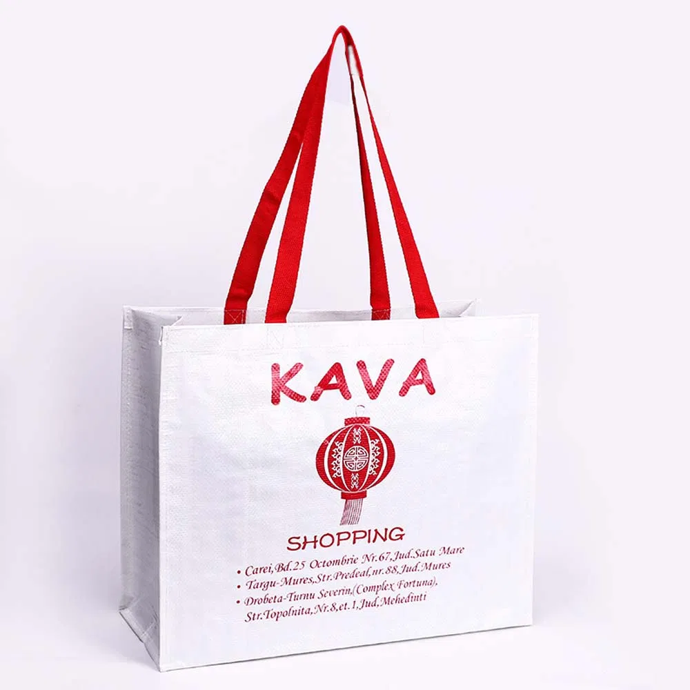 Grs Gots Oekotex 100 Promotional PP Laminated Woven Bag with Lamination and Cmyk Printing