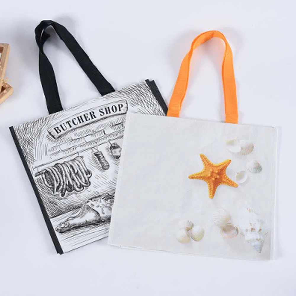 Grs Gots Oekotex 100 Promotional PP Laminated Woven Bag with Lamination and Cmyk Printing