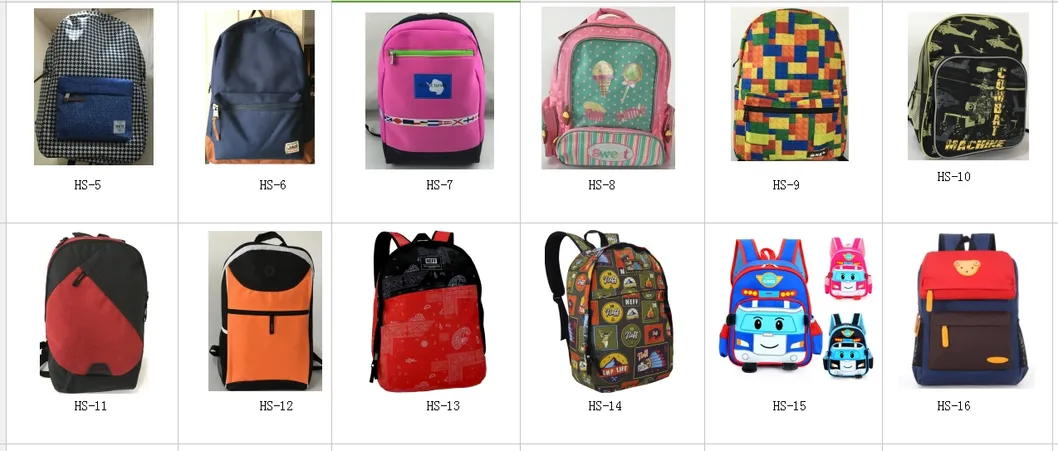Hard Shell Boy PEVA Backpack School Bag Book Satchel