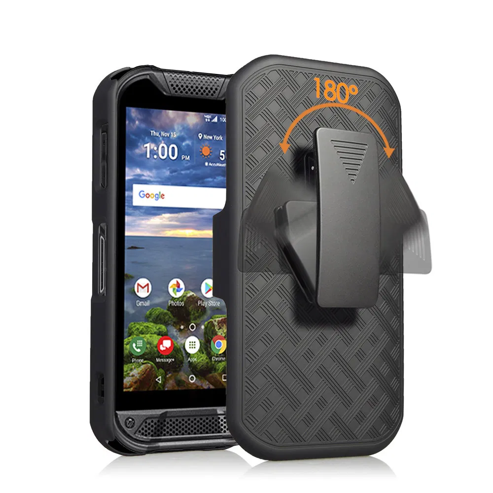 Heavy Duty 2 in 1 with Kickstand Phone Cover Armour Phone Case for Kyocera Duraforce PRO 2 E6900 E6910