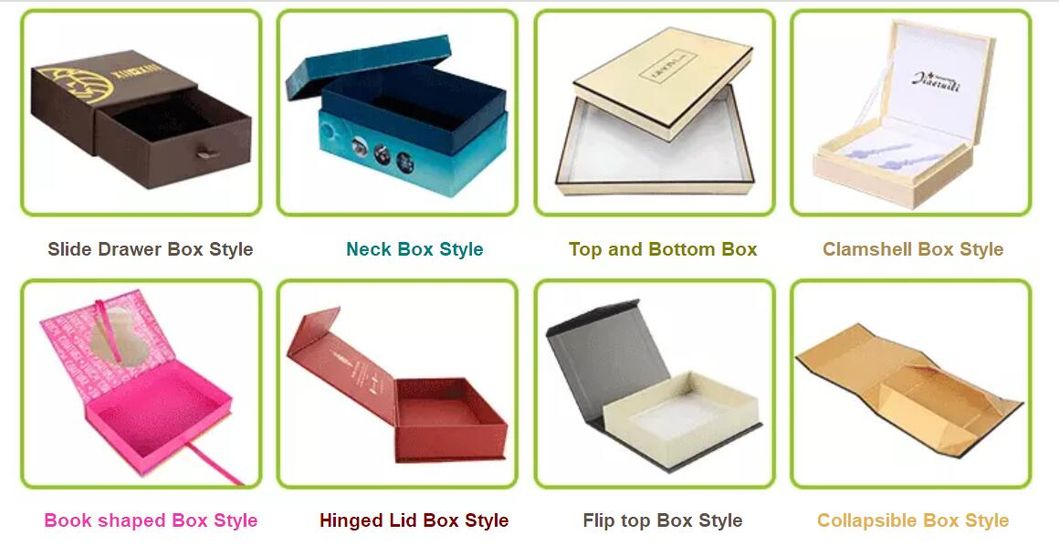 Hingen Lid Box Style Magnetic Closure Cardboard Box for Health Products Packaging Box